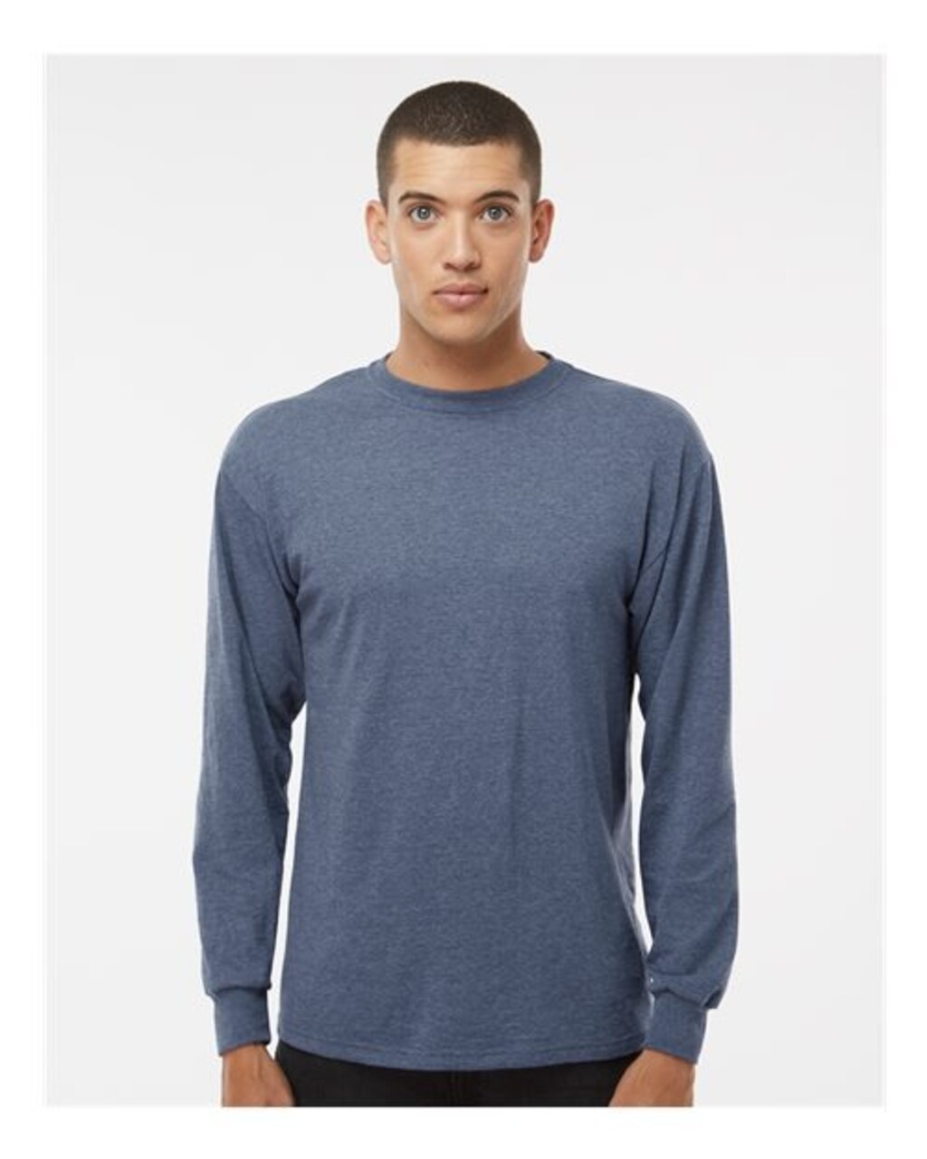 M&O Unisex Gold Soft Touch USA Cotton Classic Fit Durable Everyday Jersey Crewneck Long Sleeve T Shirt